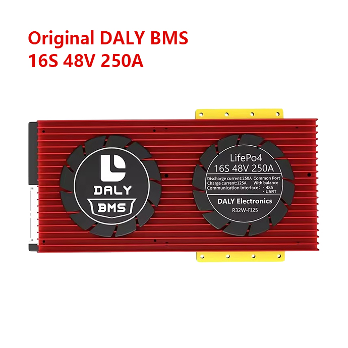 EU USA warehouse Custom manufacturer DALY 4S 8S 16S 12V 24V 48V 100A 150A 200A 250A with FAN Smart B